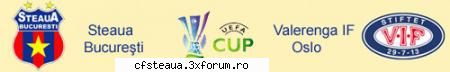 Steaua in Cupa UEFA - „Valerenga favoritÃƒÆ’Ã‚Â£” - CUPA UEFA