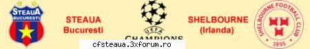 steaua va intalni in turul 2 preliminar al ligii echipa irlandeza fc meciul tur va avea loc in